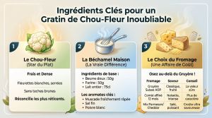 Recette Gratin chou-fleur revisitée : le secret du chef