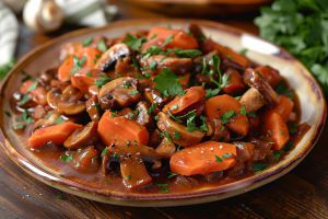 Recette Bourguignon vegan