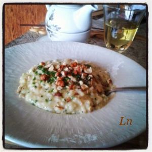 Recette Risotto crémeux aux noisettes et au Monbazillac