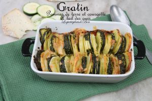 Recette Gratin de pommes de terre et courgettes à l'ail des ours