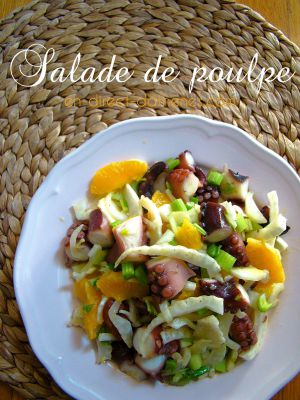 Recette Salade de poulpe au fenouil et à l'orange
