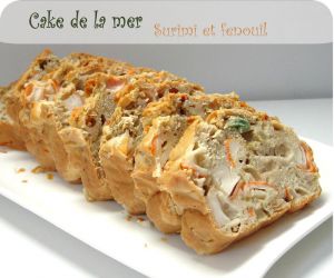 Recette Cake de la mer (surimi - fenouil)