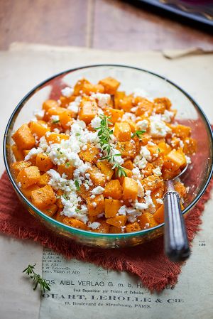 Recette Dés de butternut rôtis à l’airfryer