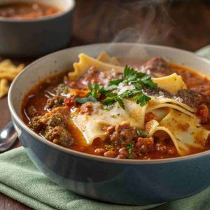 Recette Ground Beef Lasagna Soup – Classic Meat Recipe