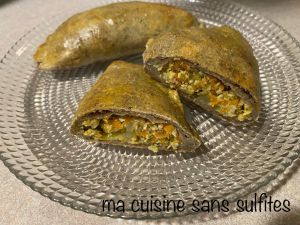 Recette Empanadas aux restes de poulet et légumes (avec 3 options pour la pâte sans gluten)