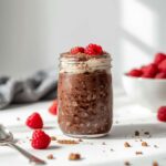 Recette Dark Chocolate Raspberry Overnight Oats