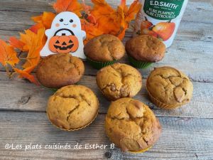 Recette Muffins à la citrouille et au fromage à la crème