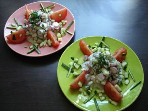 Recette Salade de radis et courgette à l’aneth : Recette facile et savoureuse