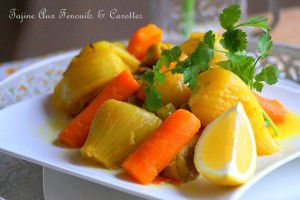 Recette Tajine aux fenouils & aux carottes