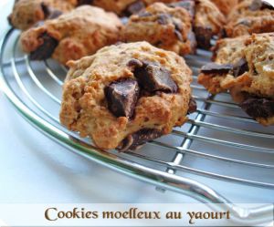 Recette Cookies moelleux au yaourt