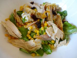 Recette Salade de maïs au poulet
