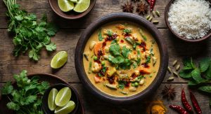 Recette Laissez-vous séduire par un curry de légumes onctueux au lait de coco, la recette qui métamorphosera vos soirées gourmandes