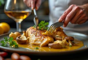 Recette Bienfaits du poulet au vin jaune et morilles pour les papilles