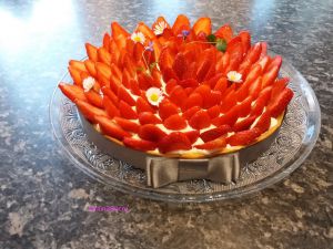Recette Tarte aux fraises chantilly mascarpone