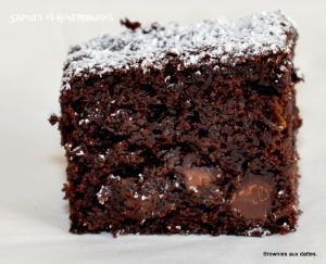 Recette Brownie aux Dattes et Cacao. The Ultimate  Chocolate Brownie