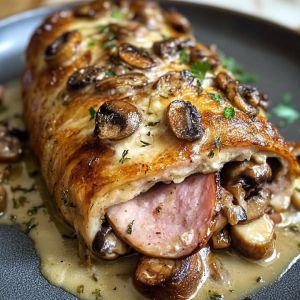 Recette Feuilletés Jambon Champignons : Recette Facile et Savoureuse