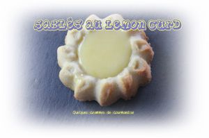 Recette Sablés au lemon curd