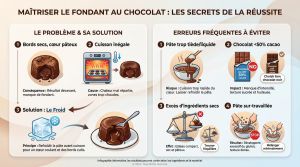 Recette Fondant coeur coulant : le secret du froid [Astuce de chef]