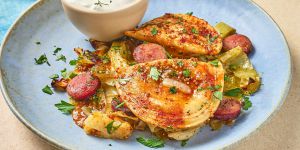 Recette Pierogi Sausage Sheet Pan Dinner