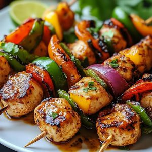 Recette Brochettes Poulet Crevettes : Recette Savoureuse et Facile