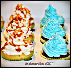 Recette Cupcakes poires / Caramel