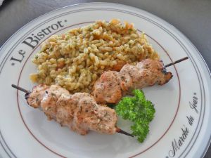 Recette Chich Taouk aux épices ou Poulet à la libanaise *