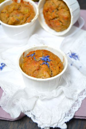 Recette Muffins à la rhubarbe, graines de pavot et aux bleuets (vegan&sans gluten)