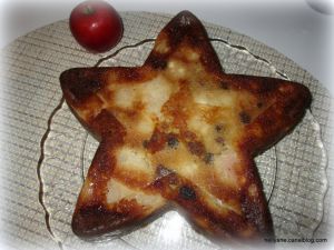 Recette Gâteau aux pommes, poires,mascarpone /ricotta et raisins secs