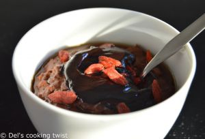 Recette Porridge vegan au double chocolat et baies de goji {Guest Post}