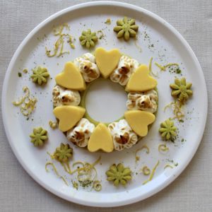 Recette Tarte meringuée au citron et au thé matcha