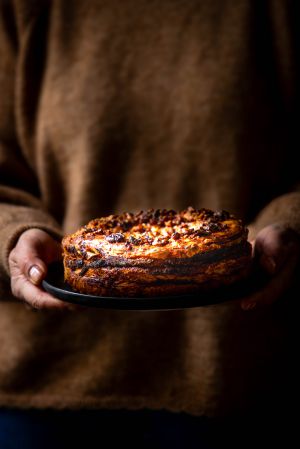 Recette Galette des Rois croustillante  aux noix de pécan