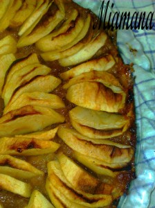 Recette Tarte pommes, poires et nougat