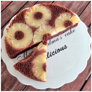 Recette Gâteau de polenta chocolat ananas