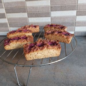 Recette Barres céréales aux framboises au COMBI NINJA