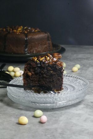 Recette Gâteau chocolat pistaches
