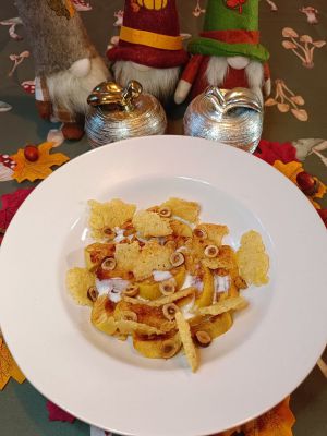 Recette Crumble d'Alice pommes et noisettes au Thermomix