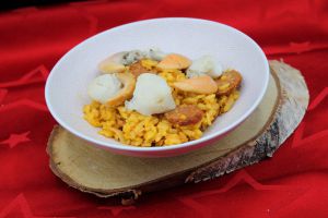 Recette Riz au chorizo et noix de Saint Jacques