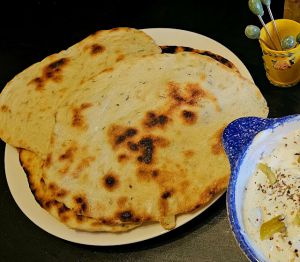 Recette Pain pita libanais au zaatar cuit à la poêle