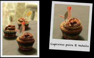 Recette Cupcakes poires & Nutella