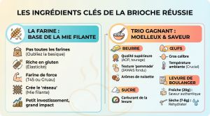 Recette Brioche maison moelleuse sans robot : recette à mie filante