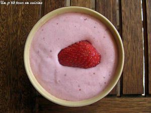 Recette Mousse à la fraise