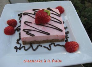 Recette Cheesecake fraise