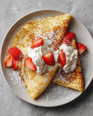 Recette Crêpes sucrées au Airfryer