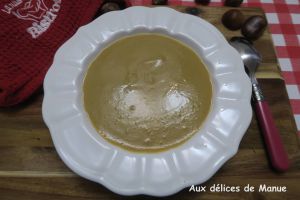 Recette Velouté de châtaignes et carottes au St-Môret et à la crème, au Cookéo ou pas