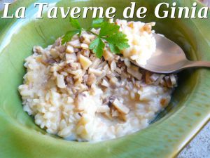 Recette Risotto au camembert et champignons de Paris