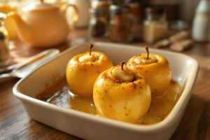 Recette Incroyable : 3 ingrédients suffisent pour des pommes rôties ultra fondantes !