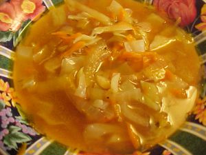 Recette Soupe au chou et aux carottes