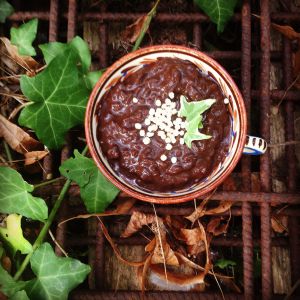 Recette Riz au lait vegan au chocolat et à la noisette