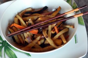 Recette Petit Moment d'Inspiration Asiatique : Wok De Légumes Anciens