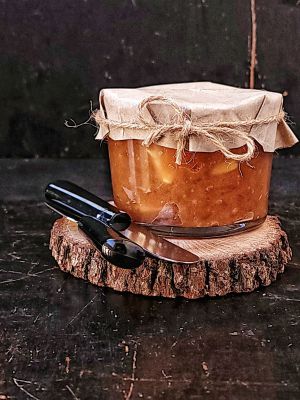 Recette Confiture de pommes au caramel au beurre salé